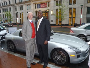 Shared a vision: Ruediger Lentz, Executive Director of the GAHM, and Jake Jones, Daimler USA, the two masterminds behind the exhibit. Photo: GW