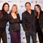 Hollywood Foreign Press member Helen Hoehne, Alex Sternberg, Petra Schuermann, and Alexandra Strebin. Photo: Aaron Perez.