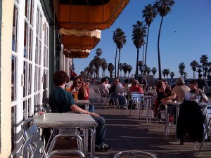 Waterfront Café in Venice, CA, offers Swiss and German specialties.